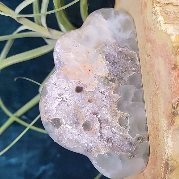 0.4lb Druzy High Grade Agate Amethyst CloudSelf-StandingFrom BrazilGift